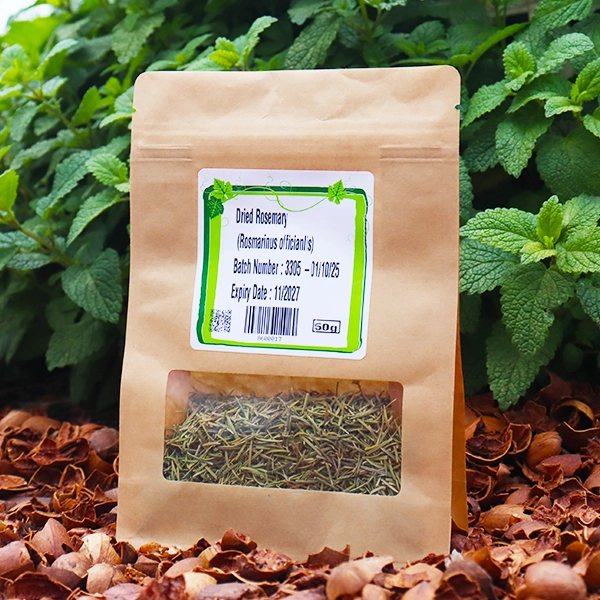 Dried Rosemary (Rosmarinus officianlis)