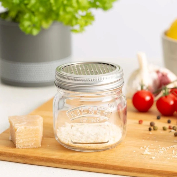 Kilner Fine Grater & Storage Jar 250 ml